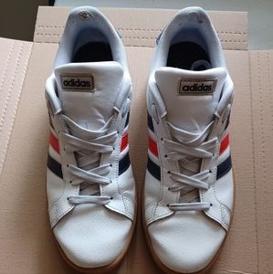 Adidas red, white and blue size 10